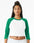 Women's Micro Rib 3/4 Raglan Sleeve Baby Tee