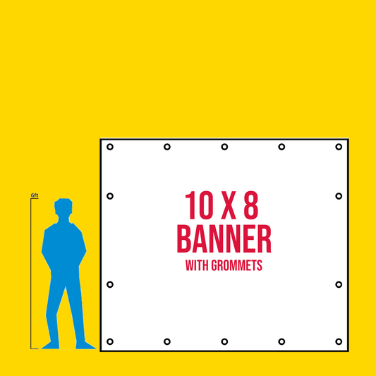 10 x 8 Banner with Grommets