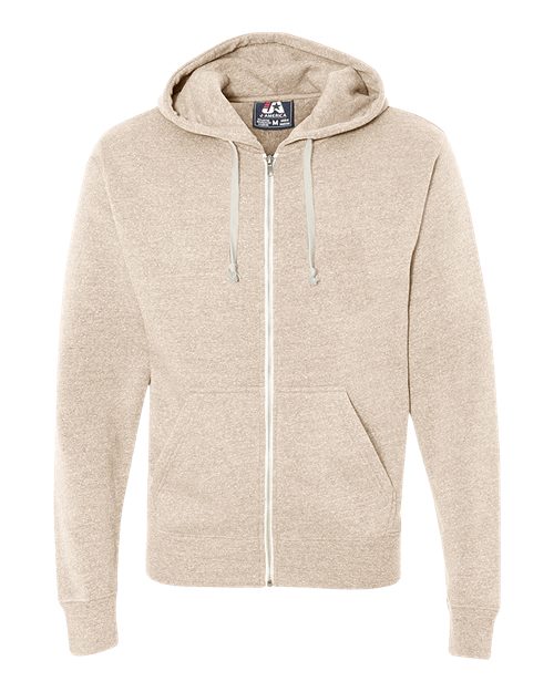 Triblend Full-Zip Hooded Sweatshirt