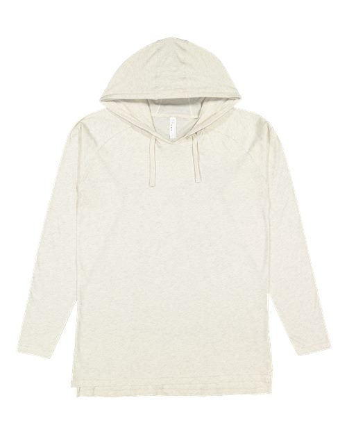 Fine Jersey Hooded Long Sleeve Raglan T-Shirt