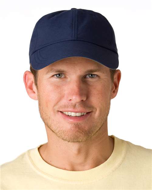Low-Profile Cap with Elongated Bill