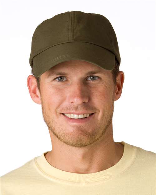 Low-Profile Cap with Elongated Bill
