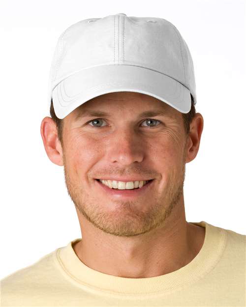 Low-Profile Cap with Elongated Bill