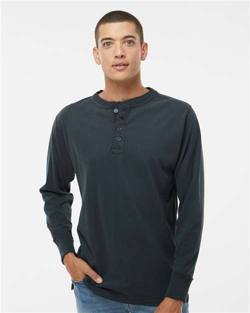 Vintage Brushed Jersey Henley
