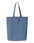 Cotton Denim Gusseted Tote Bag