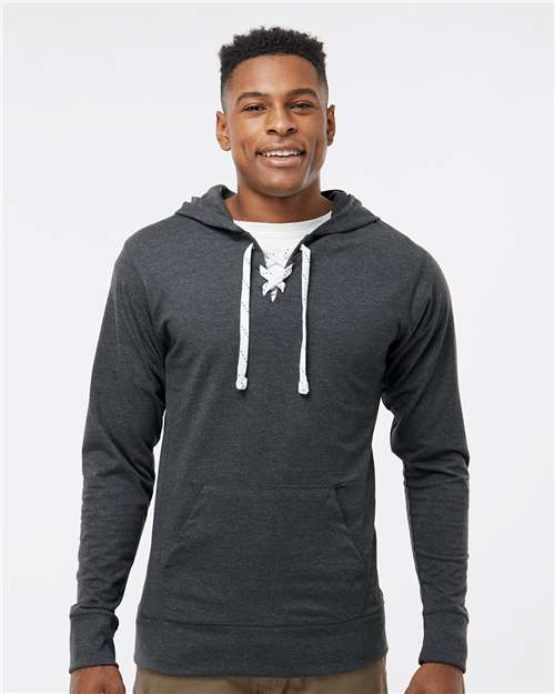 Jersey Sport Lace Hooded Pullover