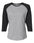 Women's Baseball Fine Jersey Three-Quarter Sleeve Tee