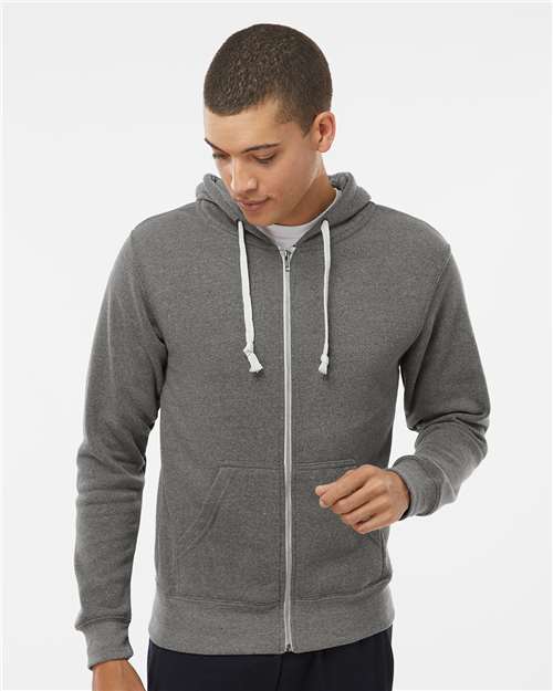 Triblend Full-Zip Hooded Sweatshirt