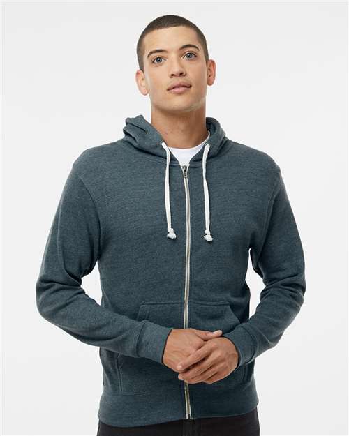 Triblend Full-Zip Hooded Sweatshirt