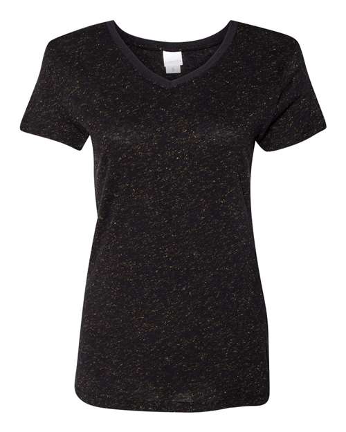Women’s Glitter V-Neck T-Shirt