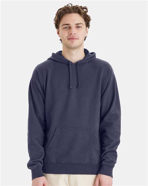 Garment-Dyed Hooded Sweatshirt