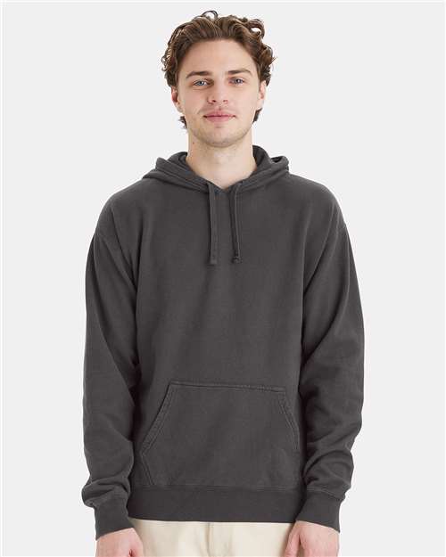Garment-Dyed Hooded Sweatshirt