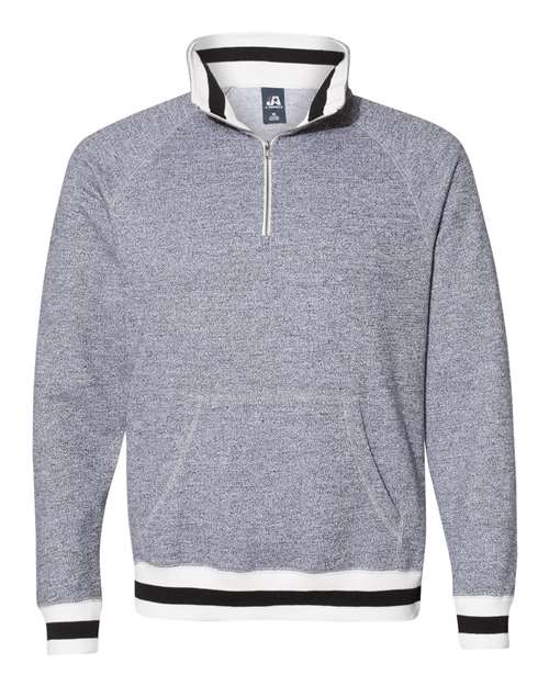 Peppered Fleece Quarter-Zip Sweatshirt