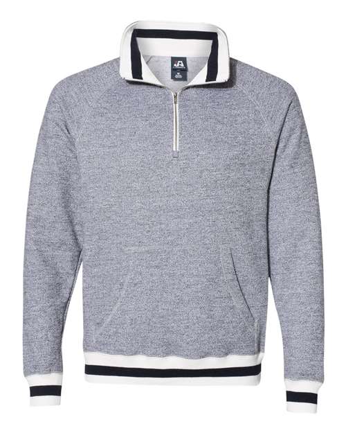 Peppered Fleece Quarter-Zip Sweatshirt