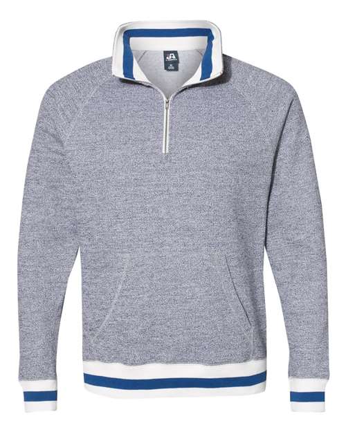 Peppered Fleece Quarter-Zip Sweatshirt