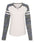 Women's Fine Jersey Mash Up Long Sleeve T-Shirt