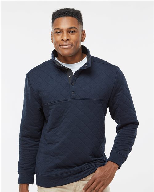 Quilted Snap Pullover
