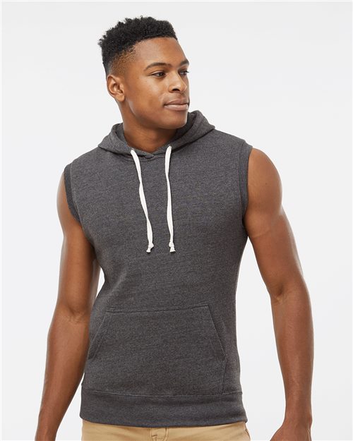Triblend Sleeveless Hooded Sweatshirt