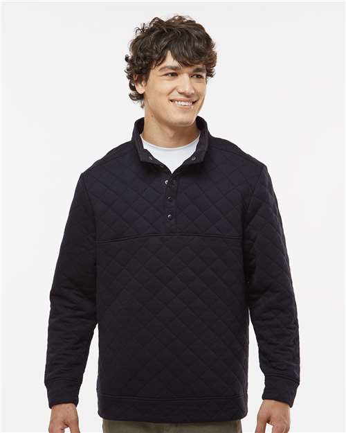 Quilted Snap Pullover