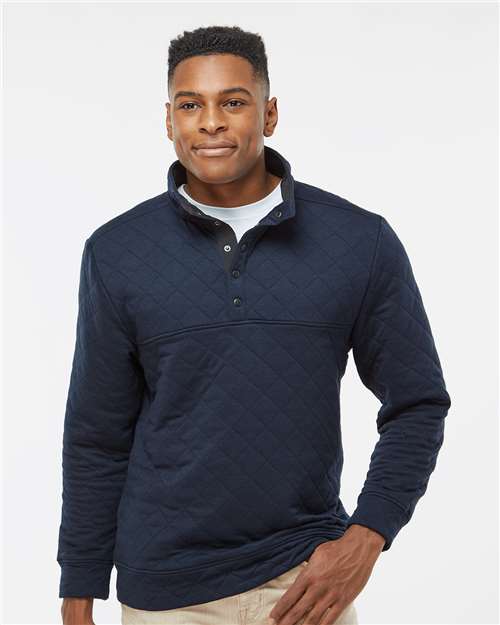 Quilted Snap Pullover