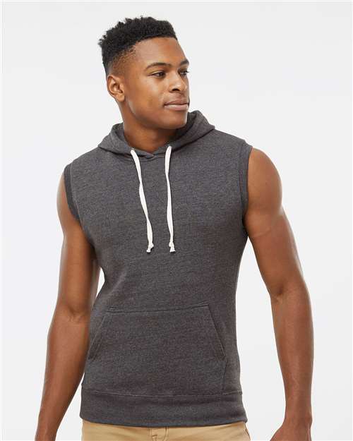 Triblend Sleeveless Hooded Sweatshirt