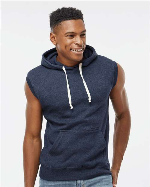 Triblend Sleeveless Hooded Sweatshirt