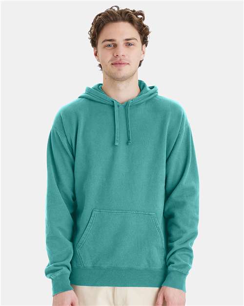 Garment-Dyed Hooded Sweatshirt