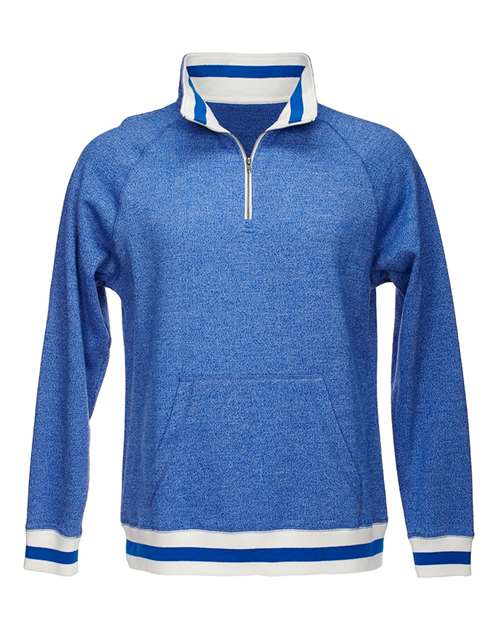 Peppered Fleece Quarter-Zip Sweatshirt
