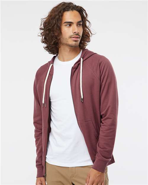 Icon Lightweight Loopback Terry Full-Zip Hooded Sweatshirt