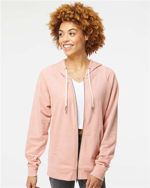 Icon Lightweight Loopback Terry Full-Zip Hooded Sweatshirt