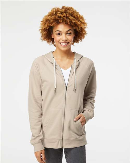 Icon Lightweight Loopback Terry Full-Zip Hooded Sweatshirt
