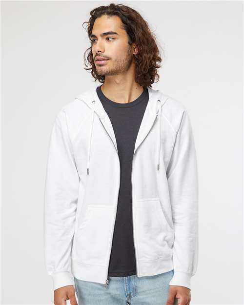 Icon Lightweight Loopback Terry Full-Zip Hooded Sweatshirt