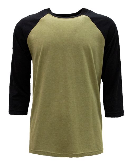 CVC Three-Quarter Sleeve Raglan T-Shirt