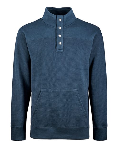 Ripple Fleece Snap Sweatshirt