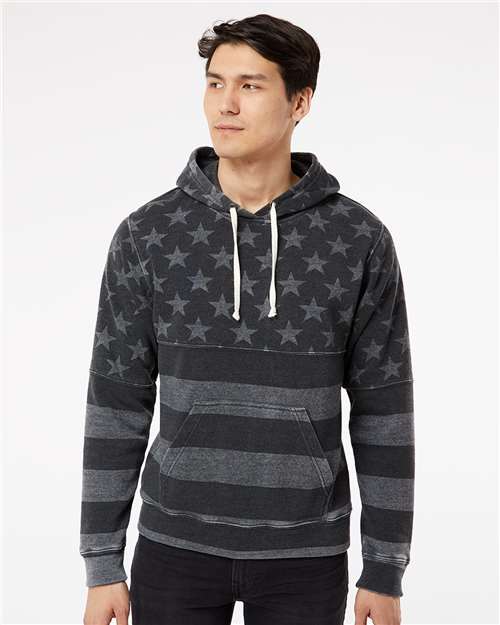 Triblend Fleece Hooded Sweatshirt