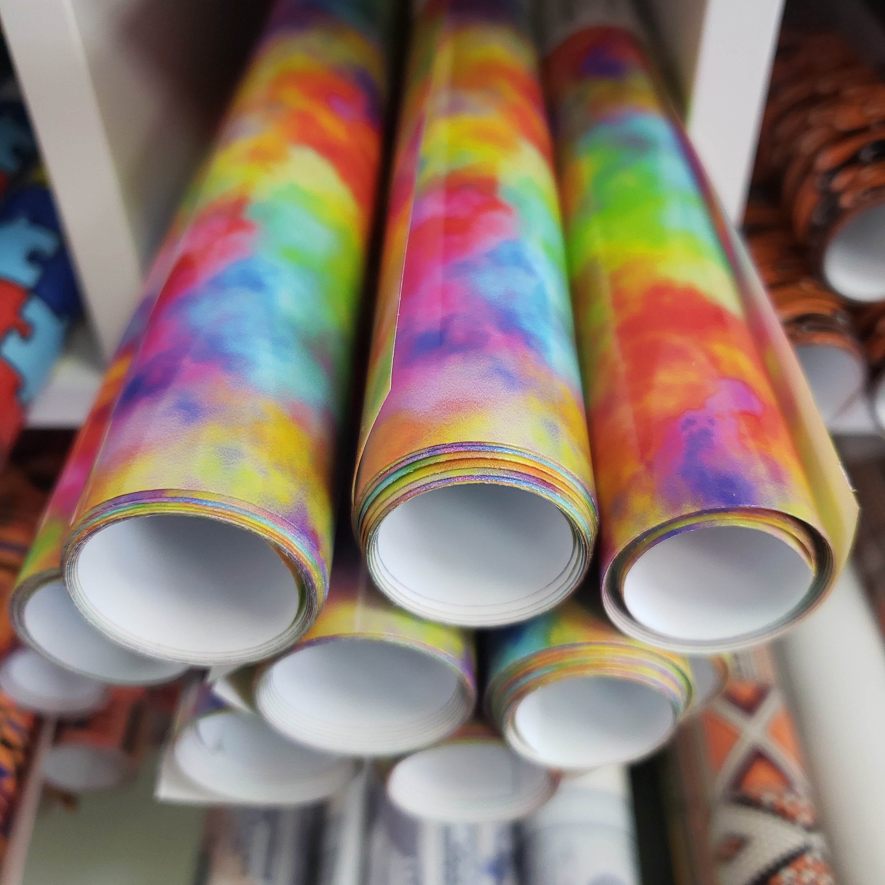 12" Rainbow Splash Pattern