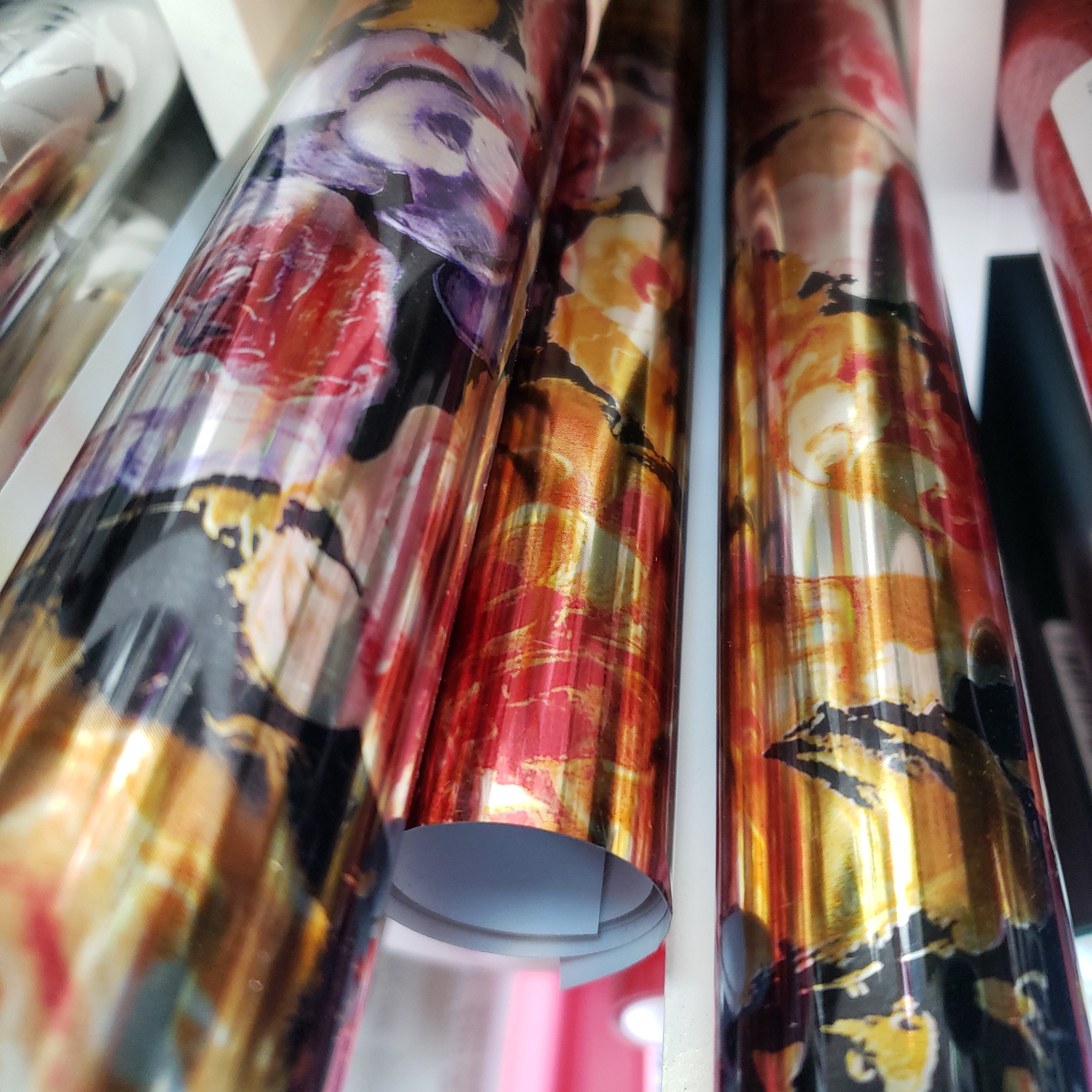 20" DecoFilm Soft Metallic - Flower