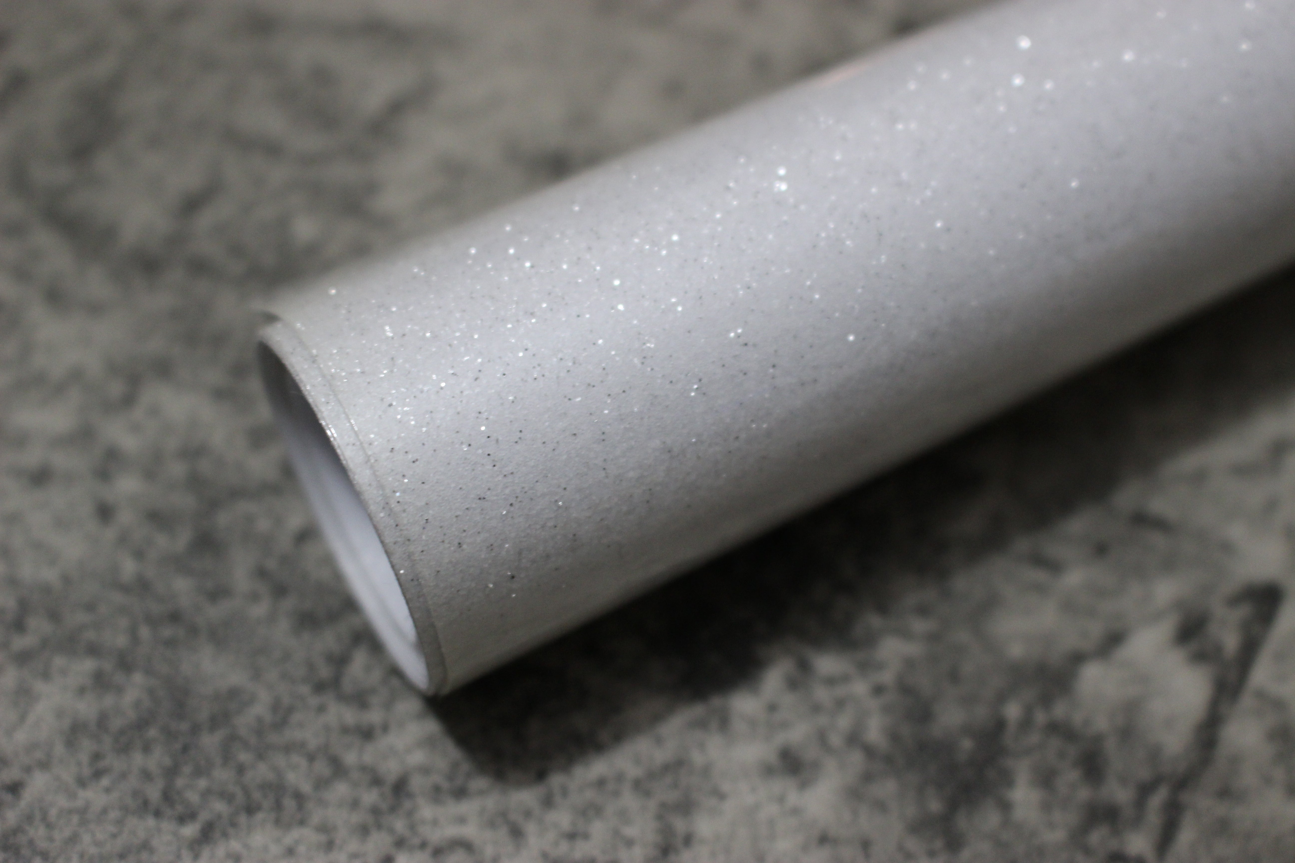 White Glitter HTV